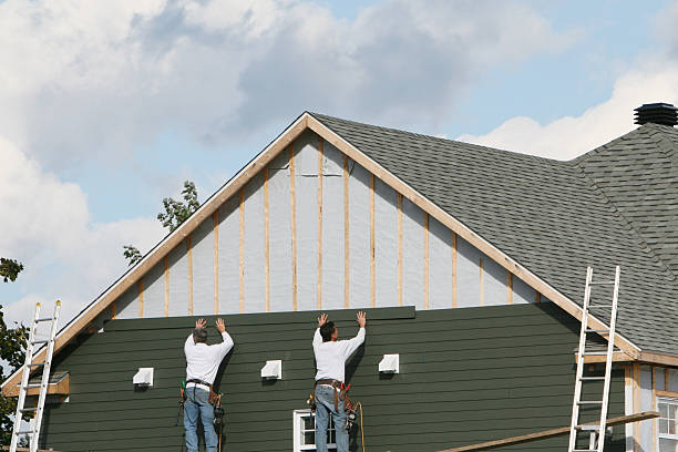 Professional Siding Repair technician working in Woolford, MD